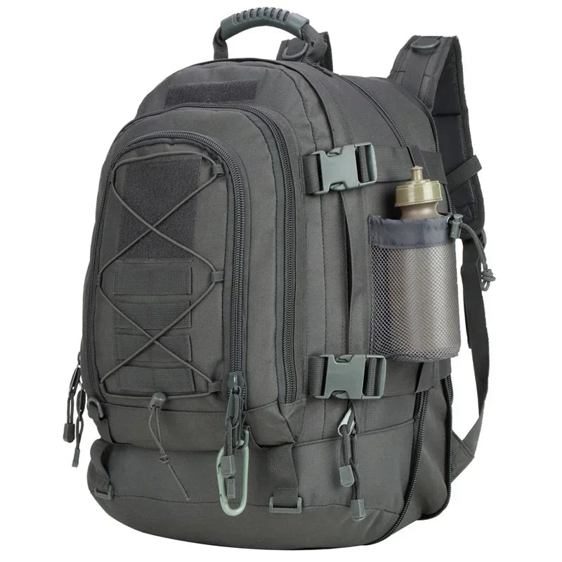 60L Military Tactical Blackout Backpack