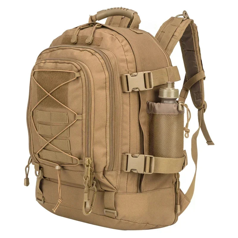 60L Military Tactical Blackout Backpack