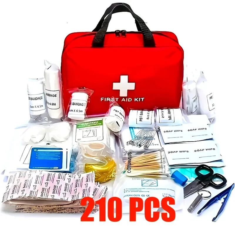 210pcs First Aid Kit | All Purpose Emergency