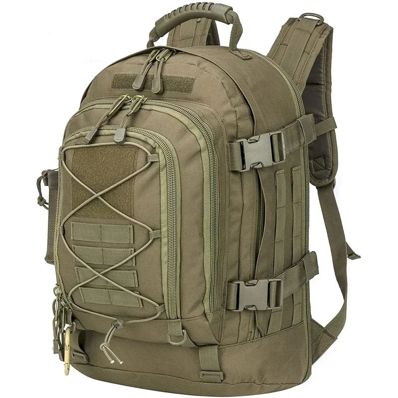 60L Military Tactical Blackout Backpack