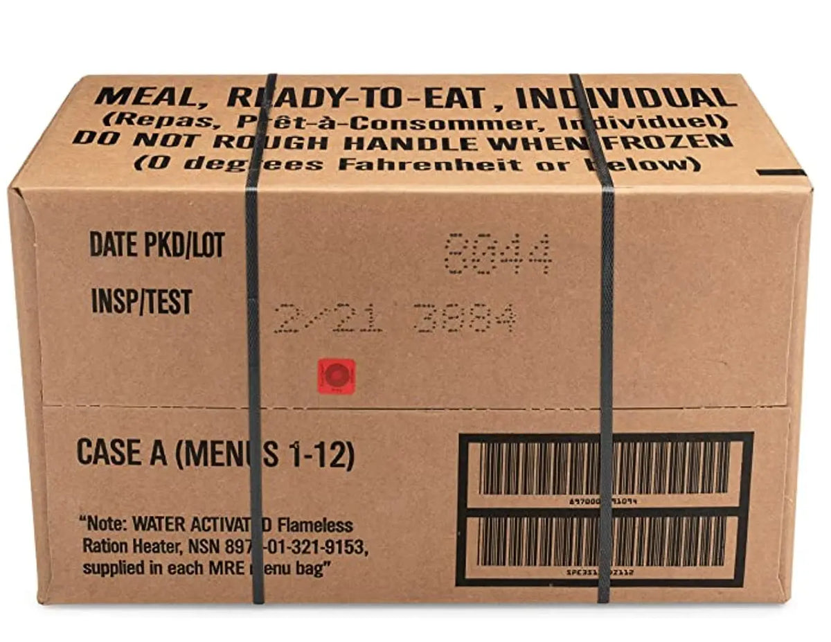 US Military Surplus MRE | Meals Ready to Eat | Case of 24